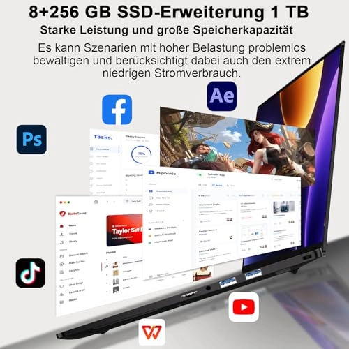 Laptop - 14'' Celeron N5095 8GB DDR4 256GB SSD