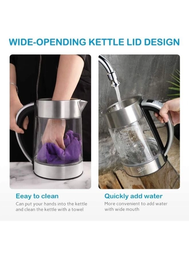 Glass Stainless Electric Kettle