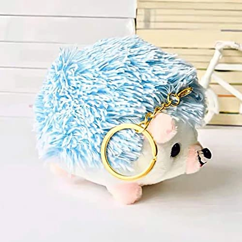 Hedgehog Mini Cute Cartoon 12 cm Plush - Hanging Keychain Light Green