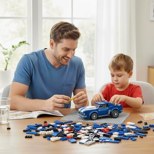 Champions Famous GT Race Car Model Kit - Mustang Shelby GT500 Building Set