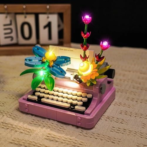 Lighting Kit for LEGO Typewriter with Flowers 31169
