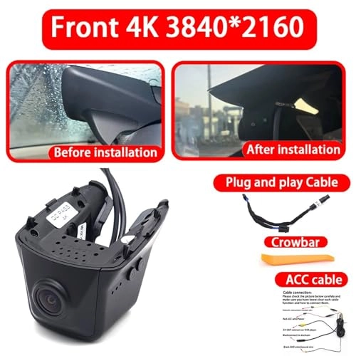 Dash Cam for Tesla Model X - 4K 2160P