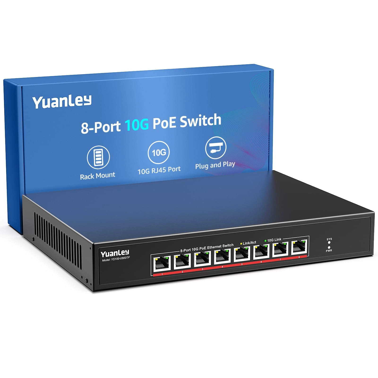 YuanLey YS100-0800TP 8-ports
