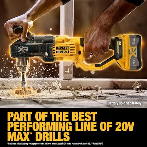 20V MAX XR 1/2 in. Compact Stud & Joist Drill - Brushless Cordless 1845W