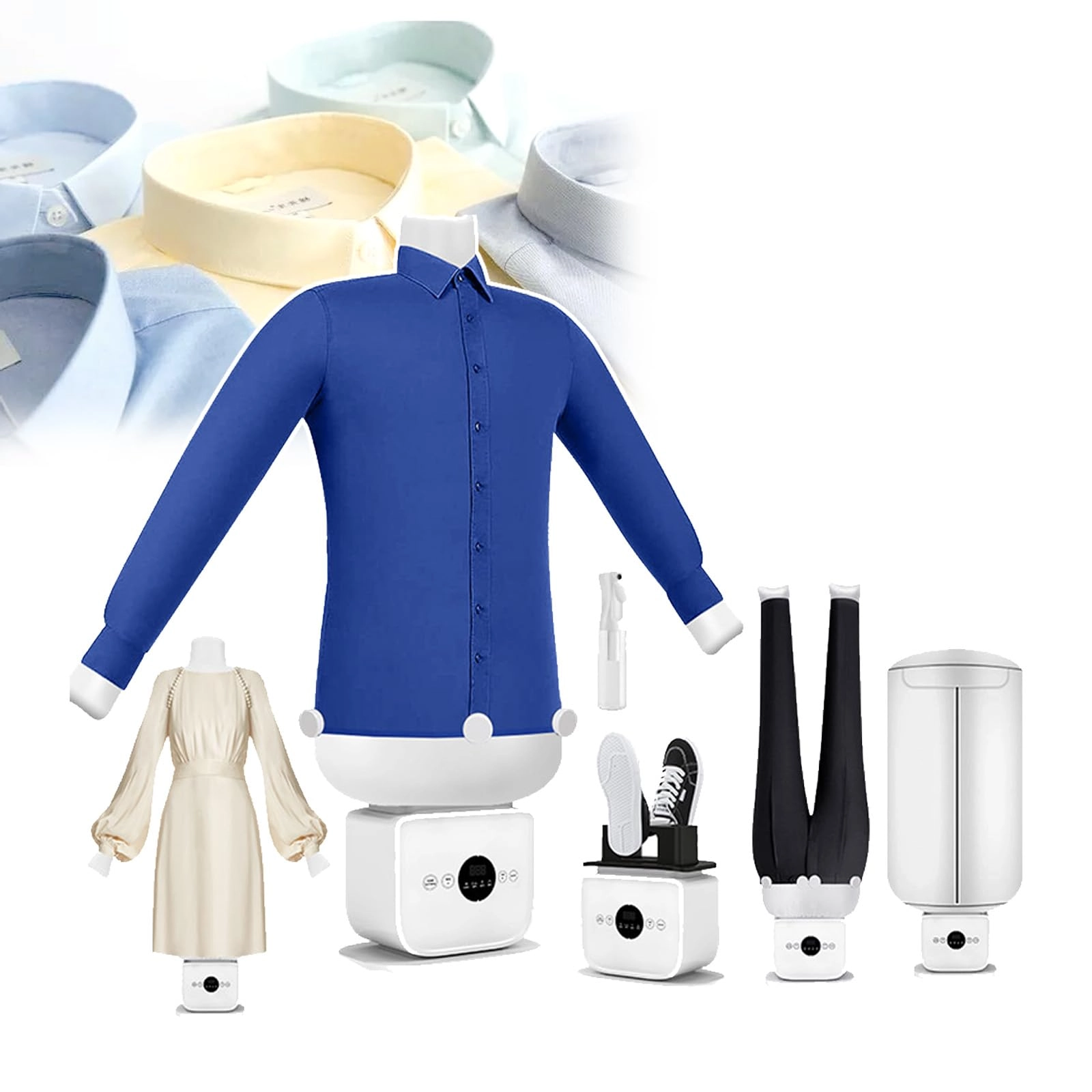 Automatic Hot Air Dryer & Iron - 1400W Vertical Hot Air