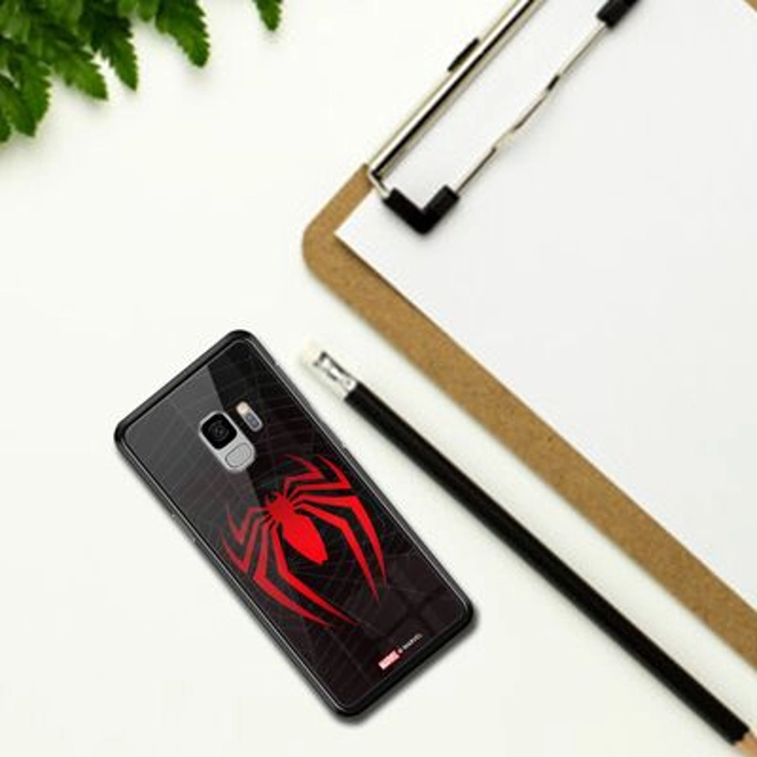 Spiderman Logo Cover Back Case for Galaxy S9