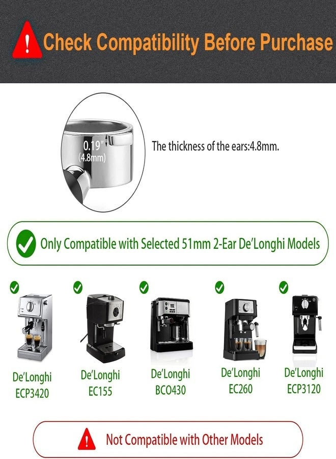 Bottomless Portafilter - 51mm 2-Cup