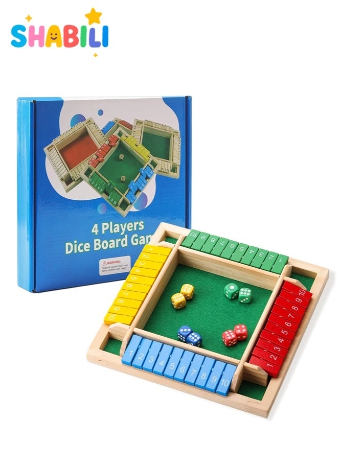 SHABILI Shut The Box - Dice Game