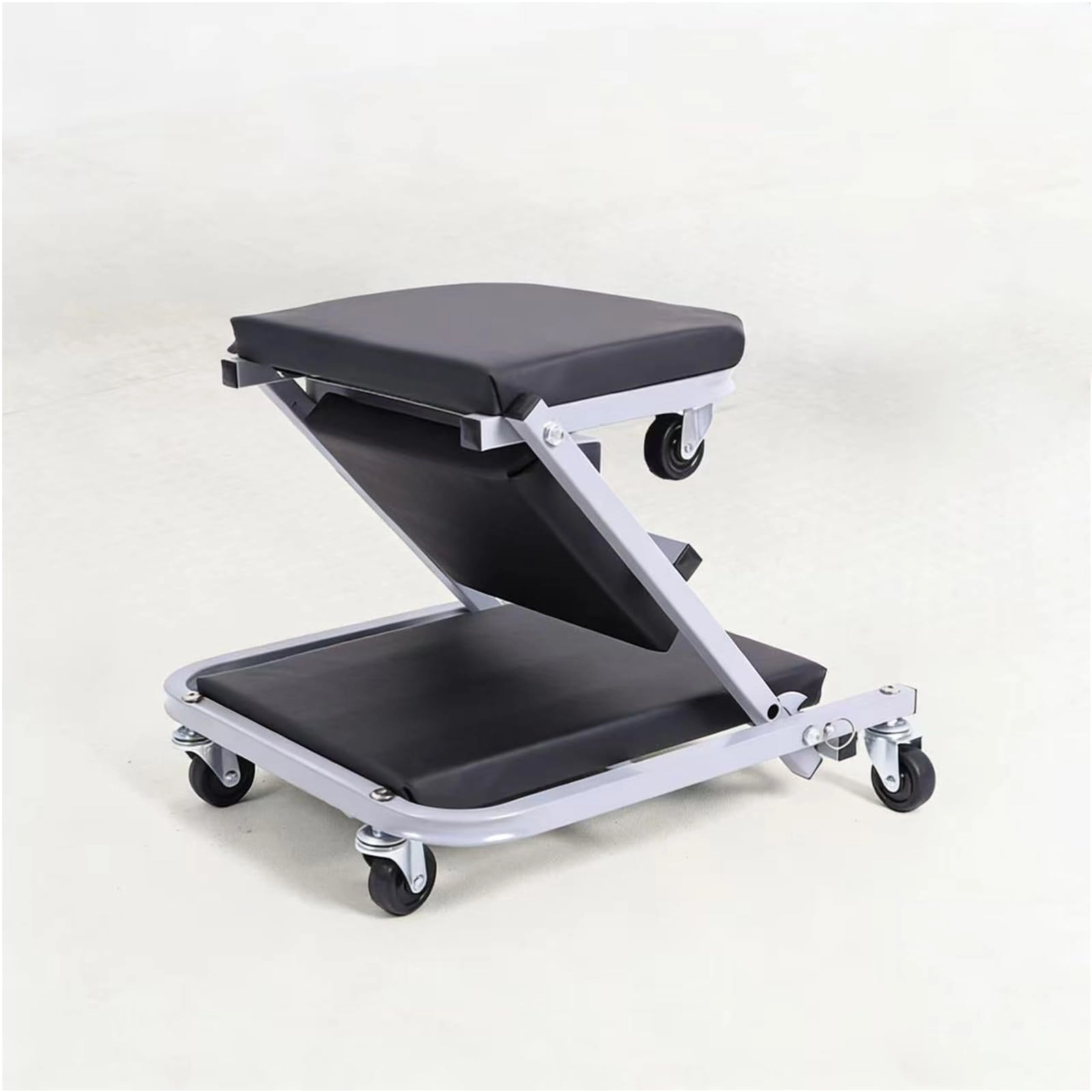 hyospondence Z-Type Car Creeper Seat - Foldable 2-in-1 Steel Frame