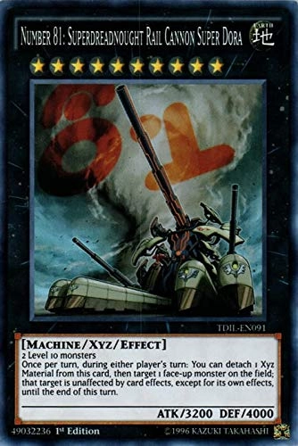 Yu-Gi-Oh! The Dark Illusion Number 81: Superdreadnought Rail Cannon Super Dora TDIL-EN091 - 1st Edition