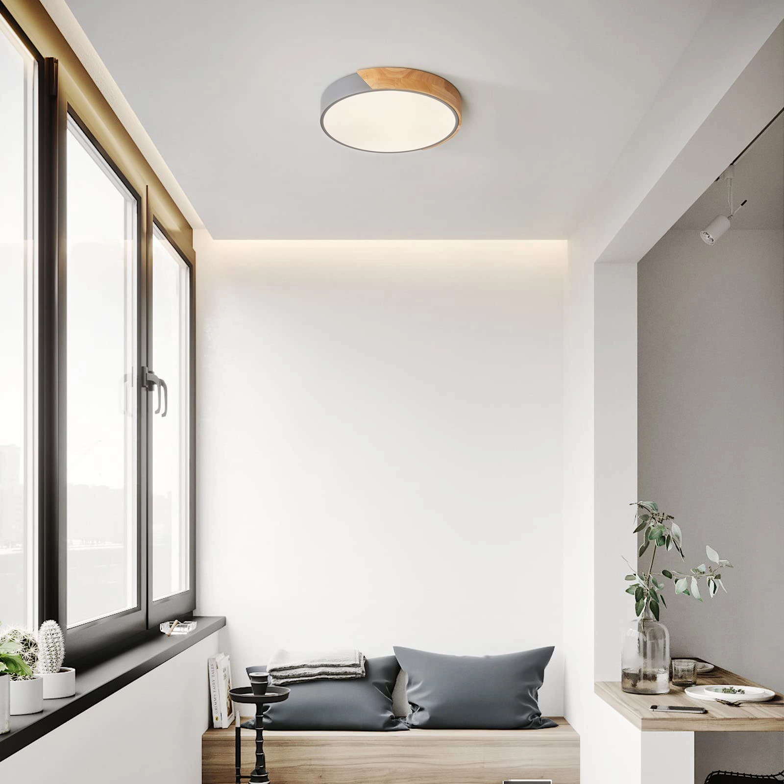 Flush Ceiling Light - 6000K 4000K 3000K Dimmable