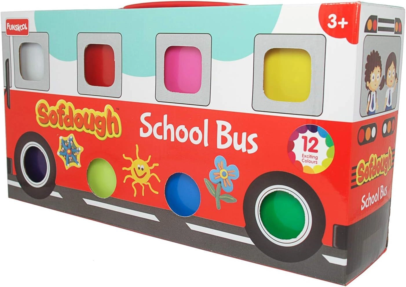 Sofdough School Bus - 3+