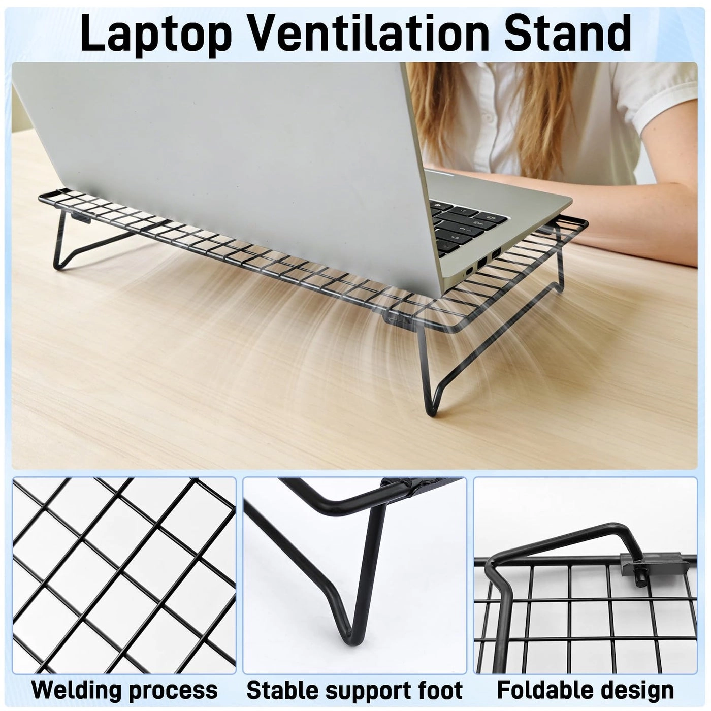 Laptop Cooling Pad Stand - 10-16 Inch