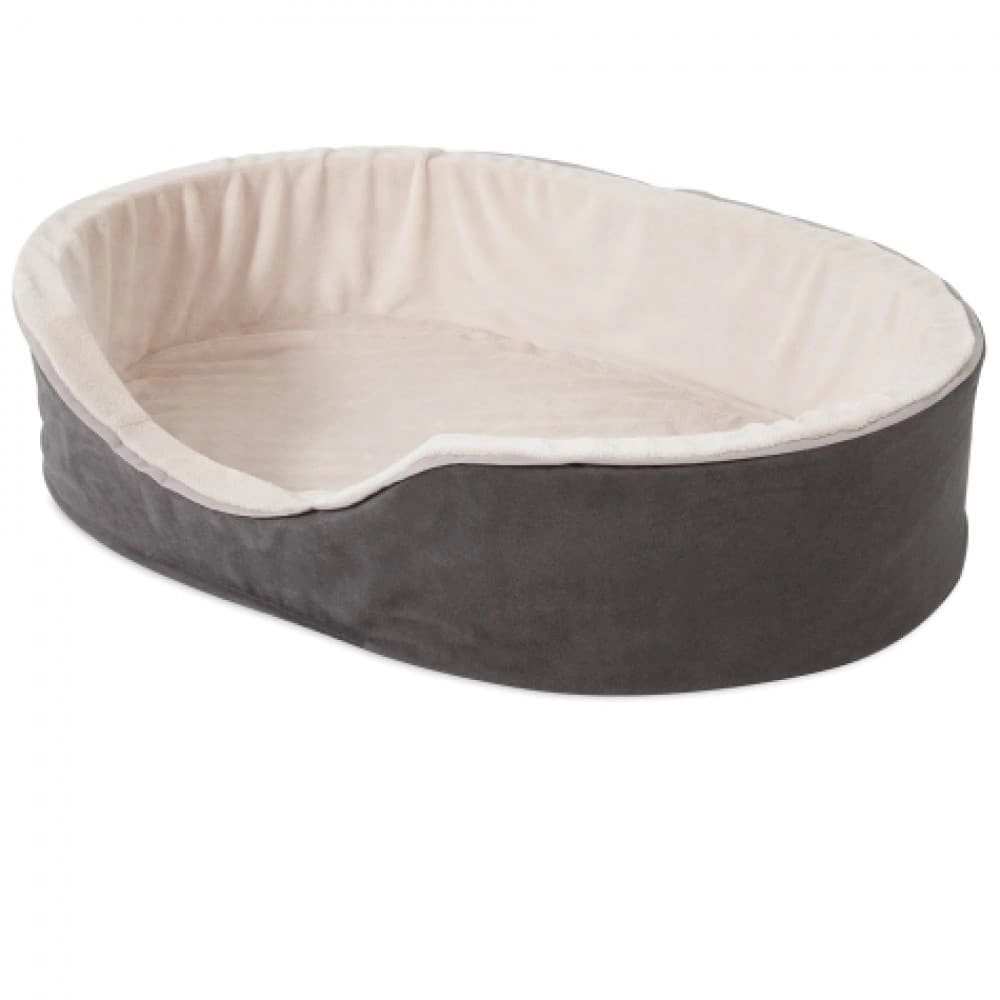 Pet Corner Trading LLC ASPEN PET LOUNGER - 36 X 24 X 8 ASSORTED PLUSH/SUEDE