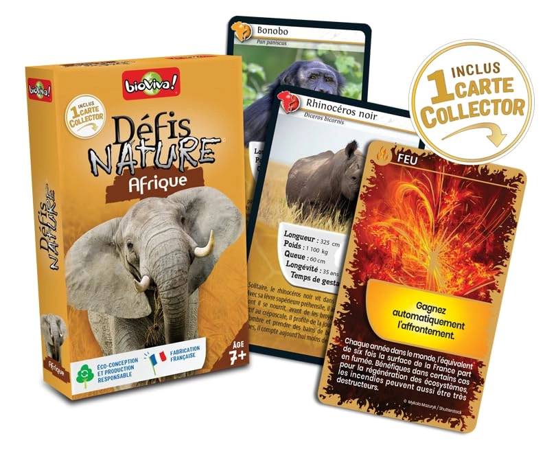 Nature Challenges Africa - Card Game (French)