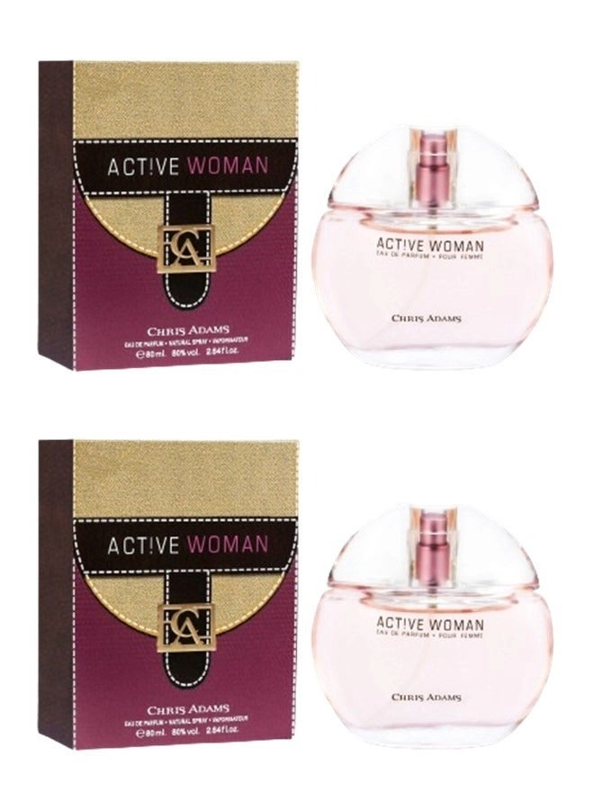 Nabeel Active Woman - Eau de Parfum 80 ml Set