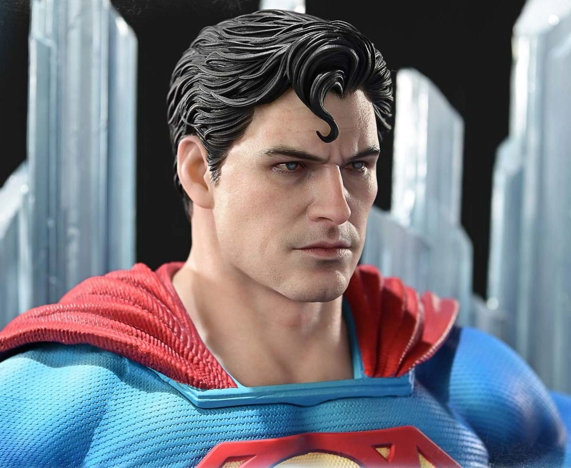 Superman Fortress of Solitude on Throne - Statue