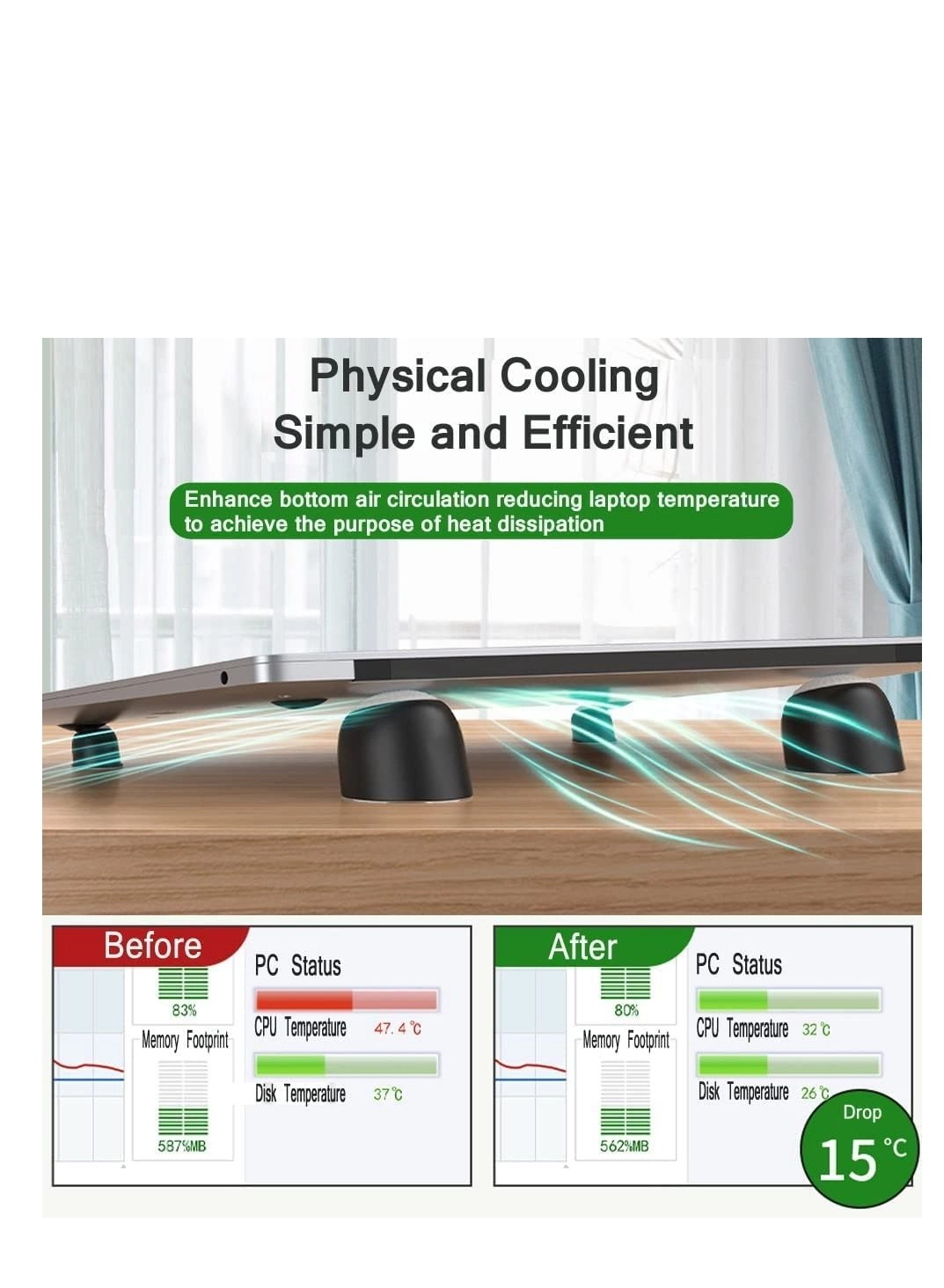 Multifunction Magnetic Laptop Stand