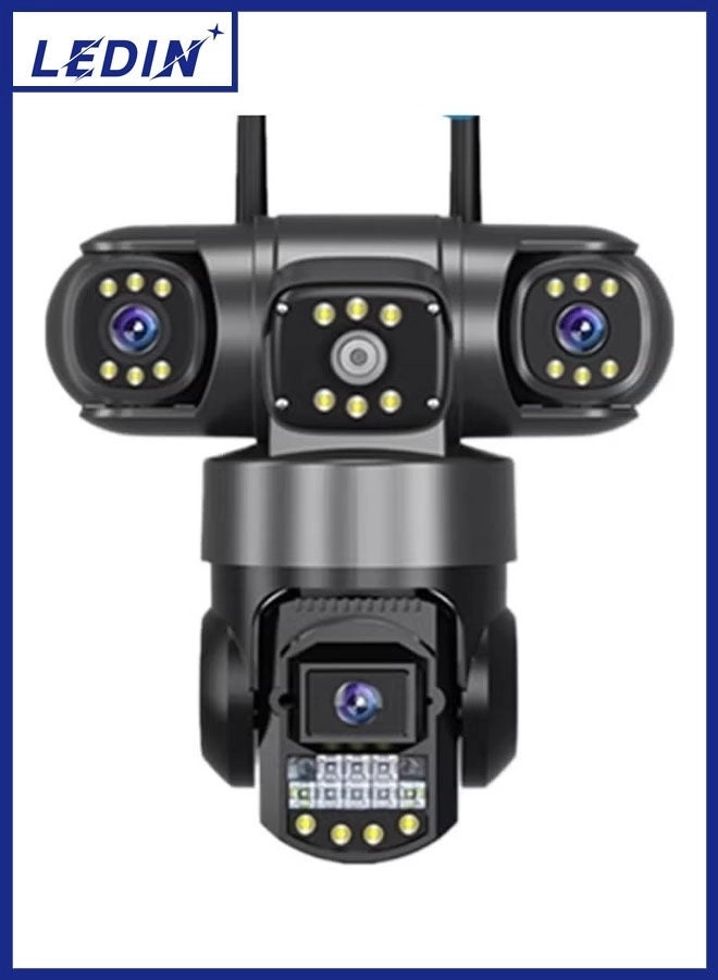 LEDIN Three Lens PTZ IP Camera