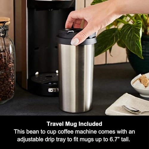 Tazza Pour & Go - 35g Integrated Grinder Travel Mug