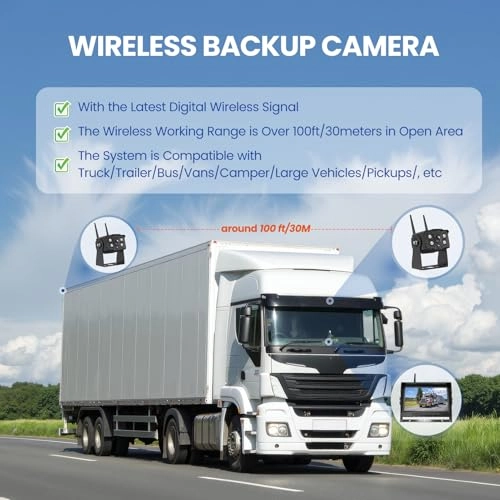 Wireless Backup Camera - night vision wireless 1080P