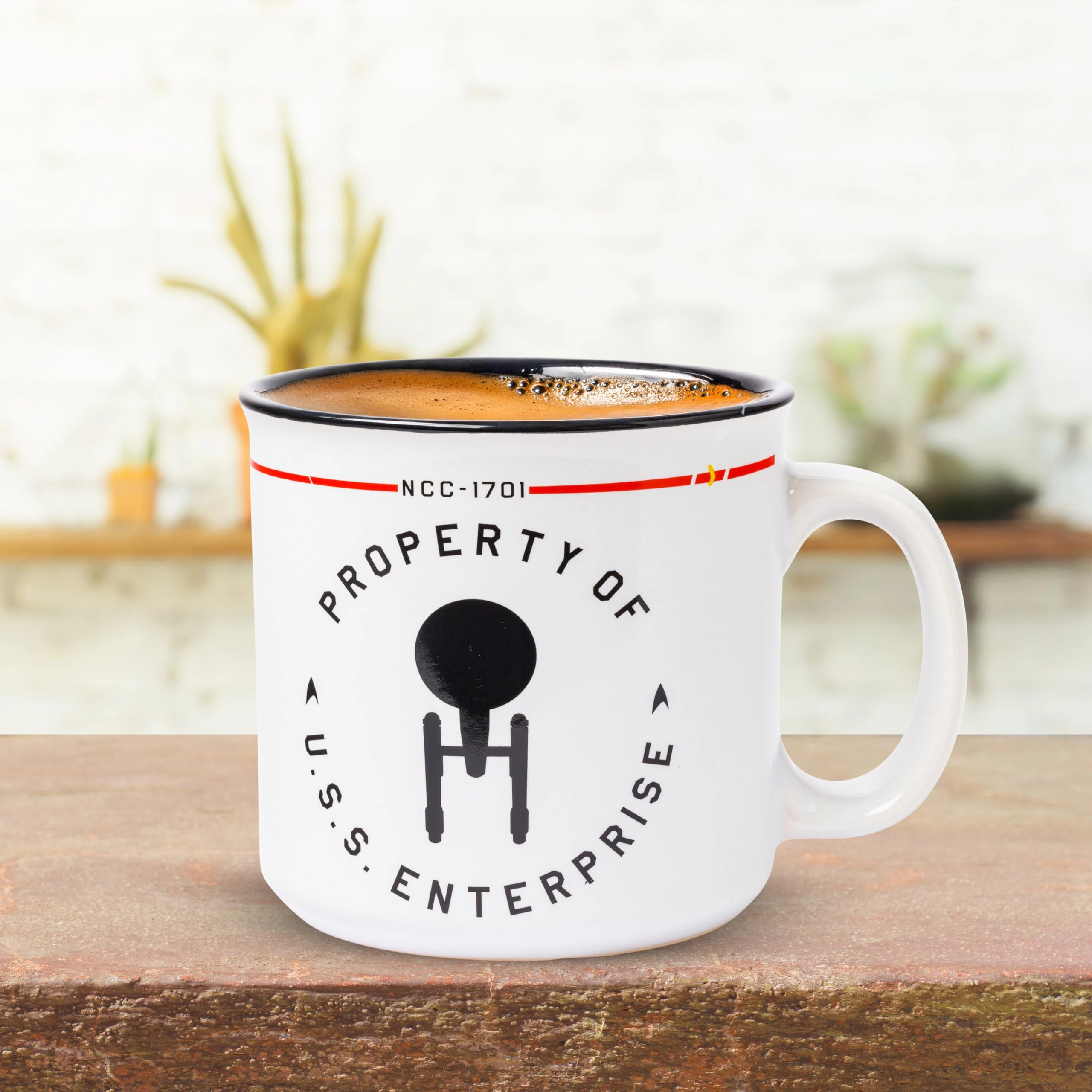 Star Trek NCC-1701 Property of The USS Enterprise Ceramic Mug - 1 pcs