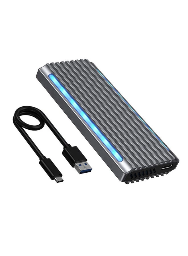 M.2 SSD Enclosure - NVMe SATA Dual Protocol 10Gbps USB-C/A