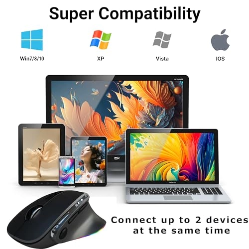 Ergonomic Vertical Mouse - Wireless
