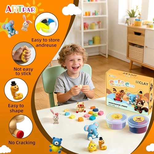 Clay Kits - Air Dry Clay 12pcs.