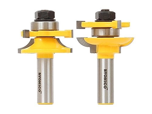 Cabinet Door Rail and Stile Router Bits - 1/2-Inch Shank 2 Bit