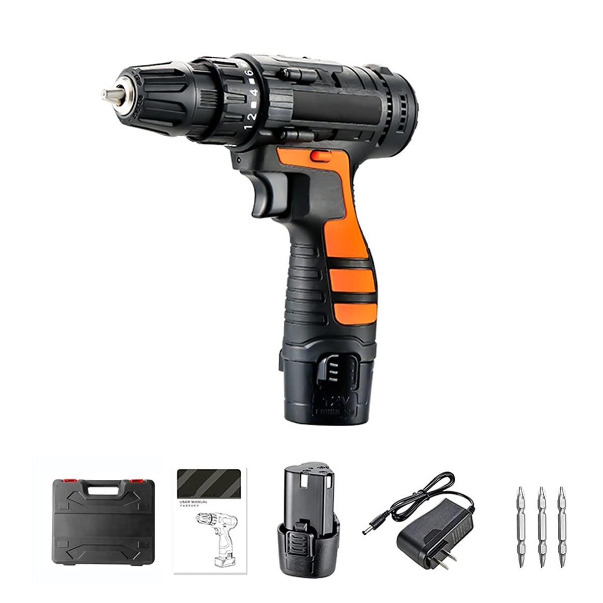 GZDdxmc Portable Screwdriver - 18V Cordless