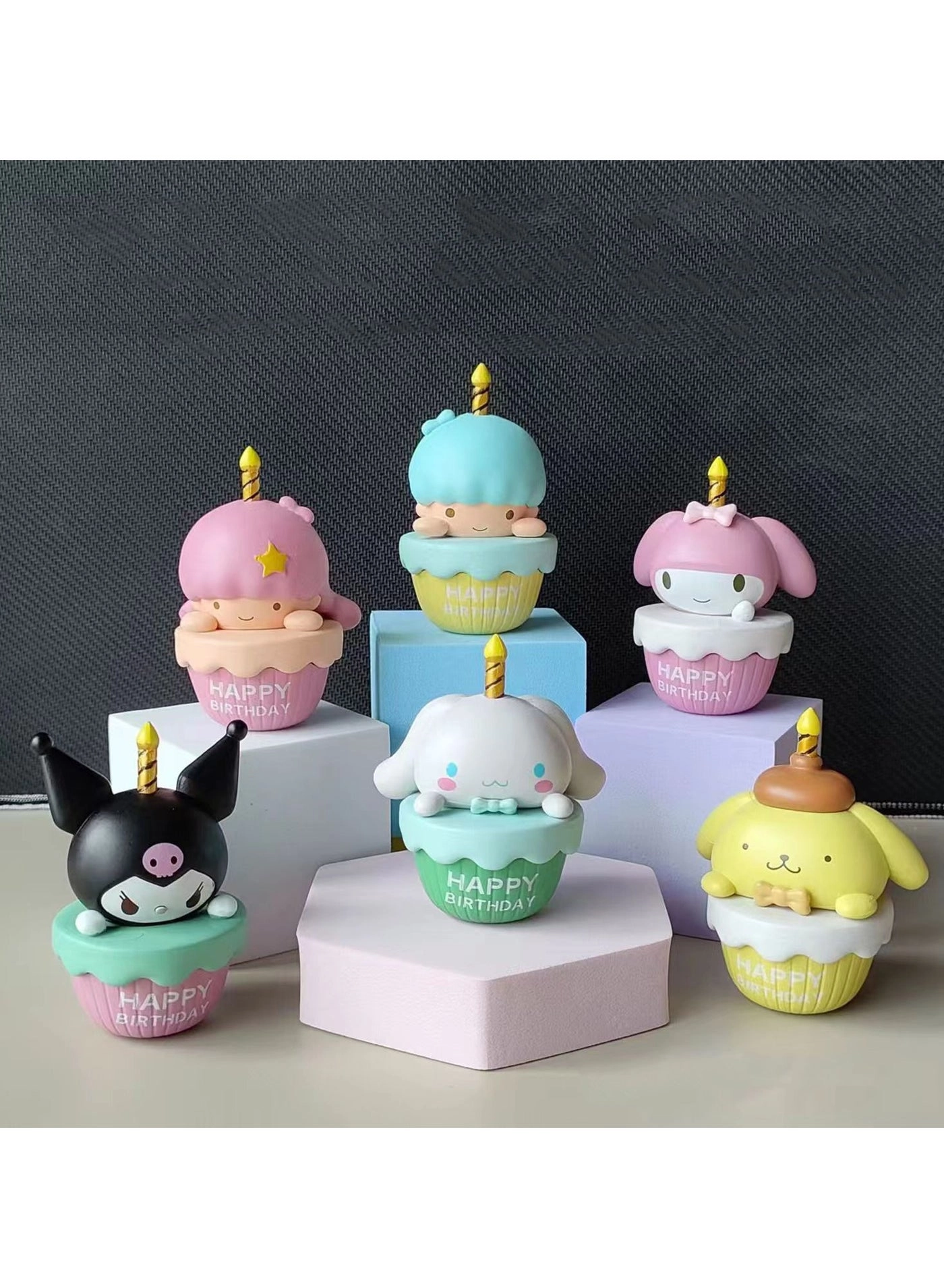Sanrio Kuromi Action Figure - 6-Piece (7 cm) Set