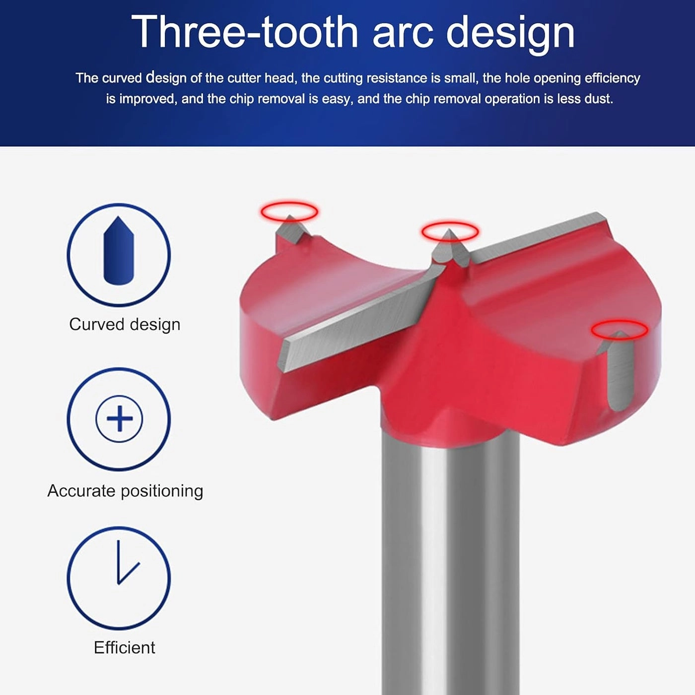 Drill Bit Tungsten Carbide Hinge Hole Cutter - 16mm 20mm 22mm 25mm 30mm 35mm 6pcs 7mm 8mm