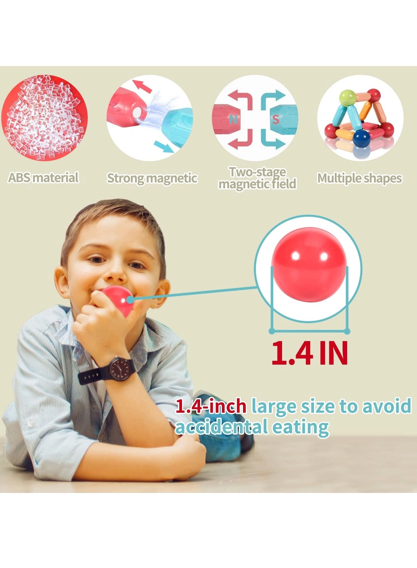 Building Stacking Toys - 108 pcs