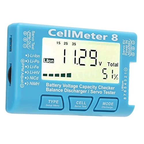 Digital Battery Capacity Checker