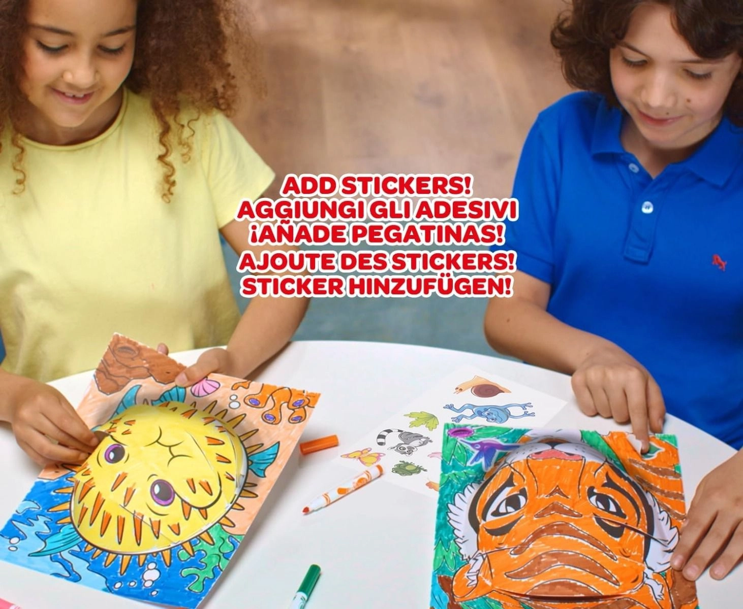 Pops 3D Dinos - 7 washable markers