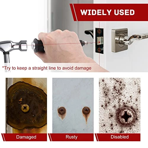 Manual Hand Impact Driver Slotted and Phillips Screwdriver Set (14 Pcs)