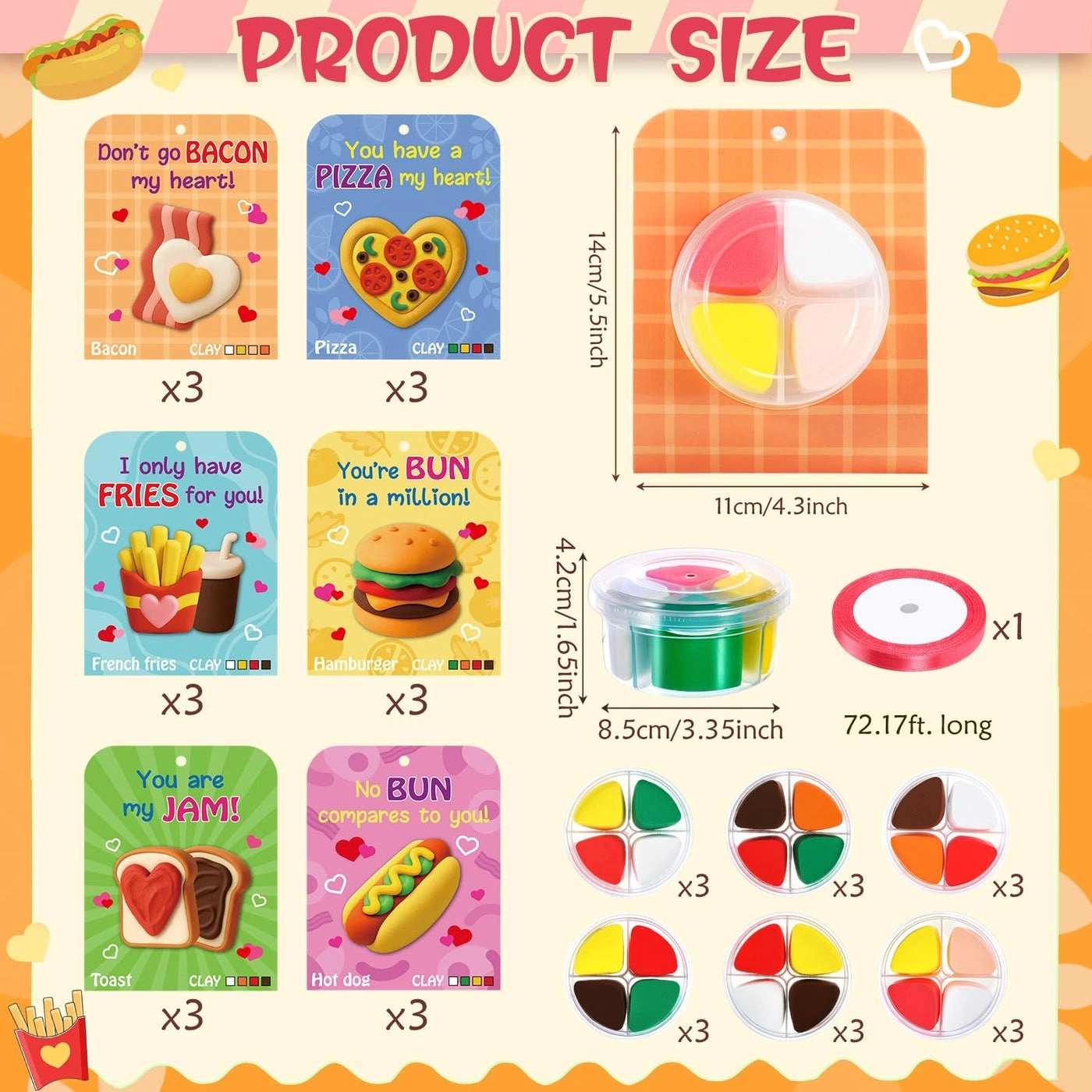 Air Dry Clay Kit - air dry clay 18 pcs.