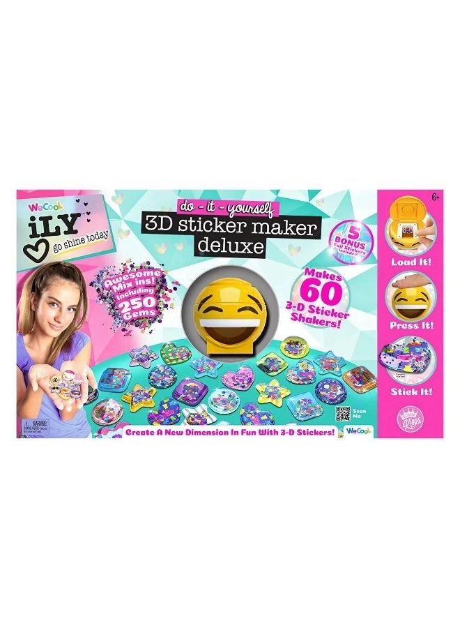 WeCool iLY Do-It-Yourself 3D Sticker Maker - Deluxe Set 250 gems