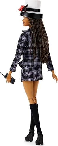 Dionne Doll - Collector's Signature Black and White Checkered Set Hat and Cell Phone Accessory