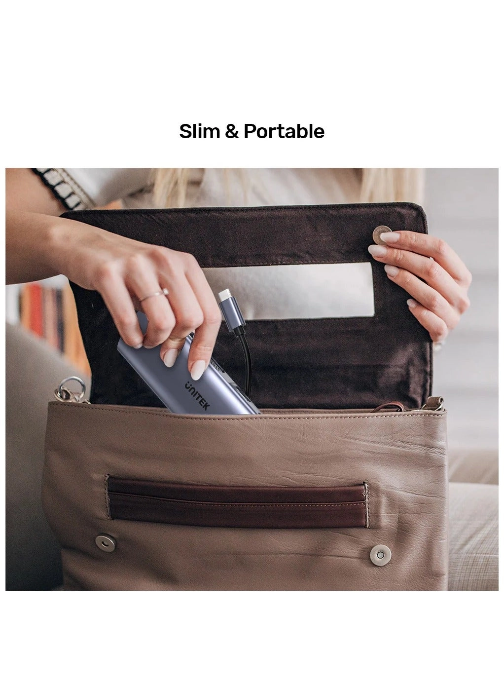 D1113A - 9-in-1 USB-C Hub 3x USB-A 5Gbps HDMI 4K@30Hz PD 100W