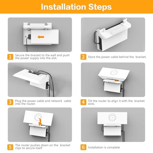 Starlink Gen 3 Router Mount - 1 piece(s) Starlink Standard V3 Mesh Router and Power Supply
