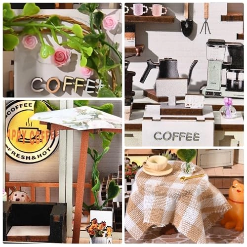 Miniature Dollhouse - Book & Coffee