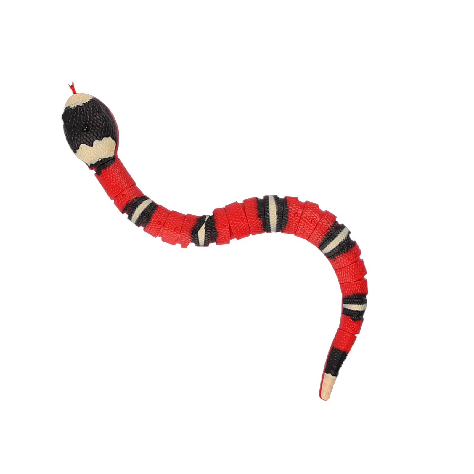 Zisemeil Smart Sensing Snake Toy - Colorful 3D Texture Sleep Mode