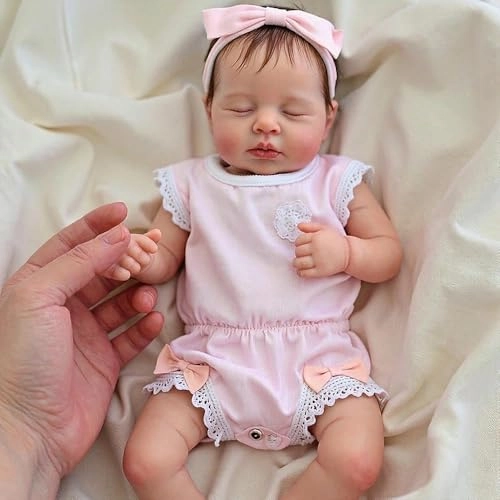 Loulou Reborn Baby Doll - 20 inch Full Body Vinyl Girl Ages 3+