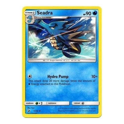 Pokémon Seadra 17/70 + Toploader