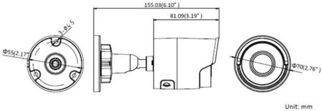PoE Security IP Camera 4K