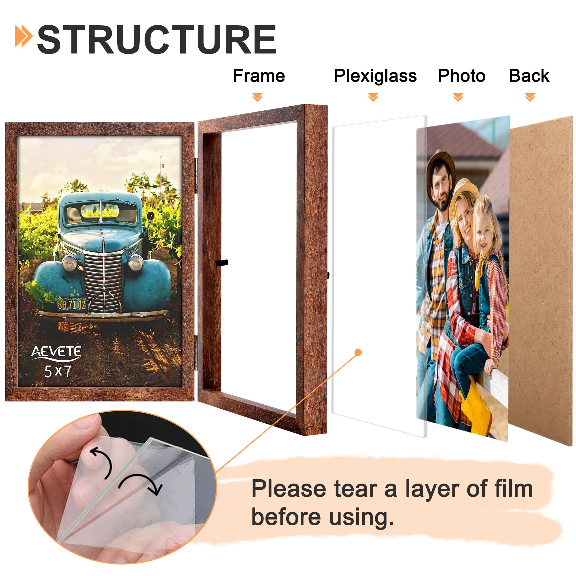 Double Picture Frame - 5x7 two