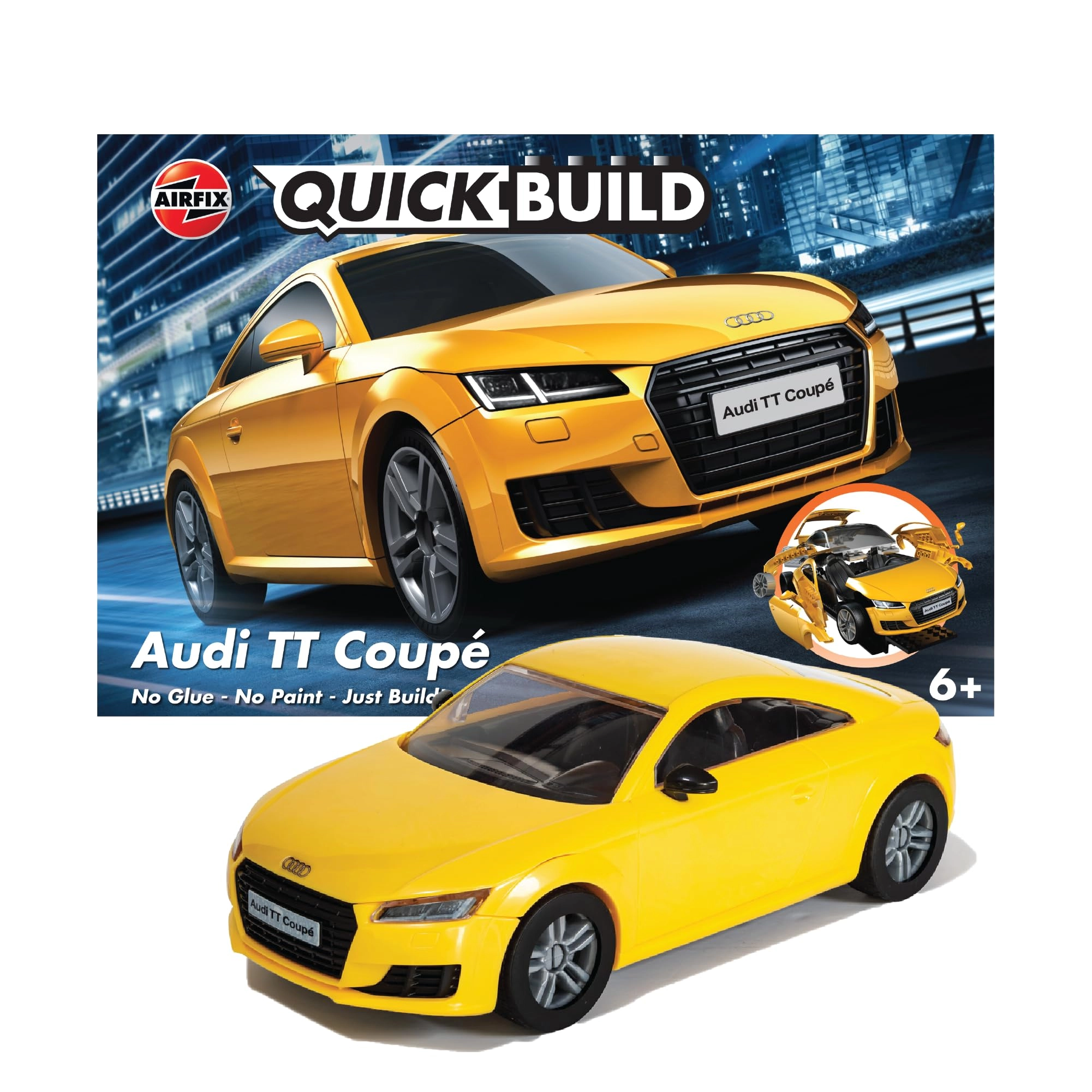 Airfix QUICKBUILD Audi TT Coupe - No Glue 44 Pieces
