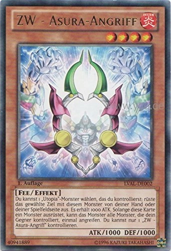 Yu-Gi-Oh! Asura Attack LVAL-DE002 - ZW 1st Edition